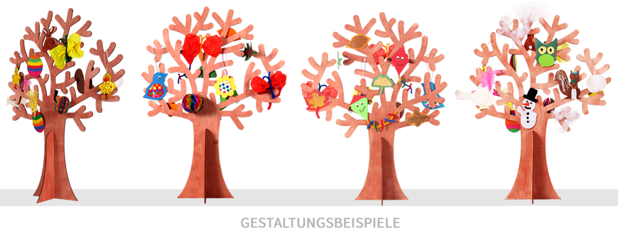 Jahreszeitenbaum 2er Set