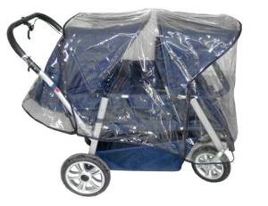 Kindertransportwagen Krippe (6 Sitze) - Regenschutz 